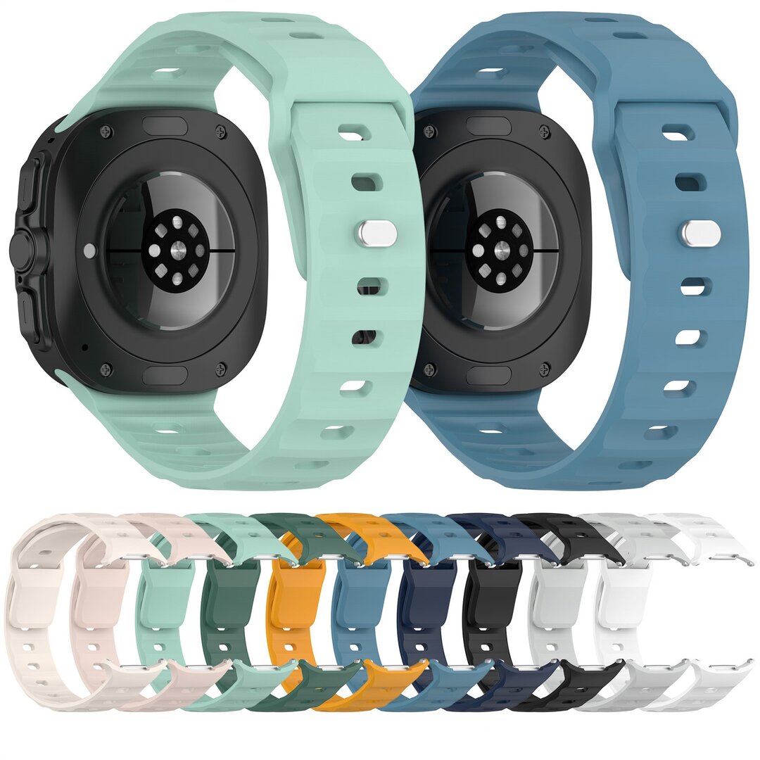 Solid Sportarmband - Grau Blau - Samsung Galaxy Watch Ultra 47mm