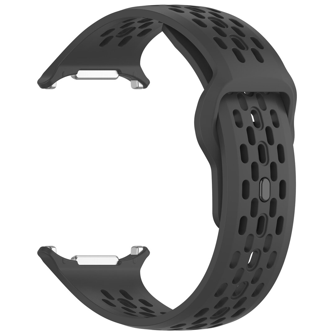 Silikon-Sportband Holes Style - Schwarz - Samsung Galaxy Watch Ultra 47mm