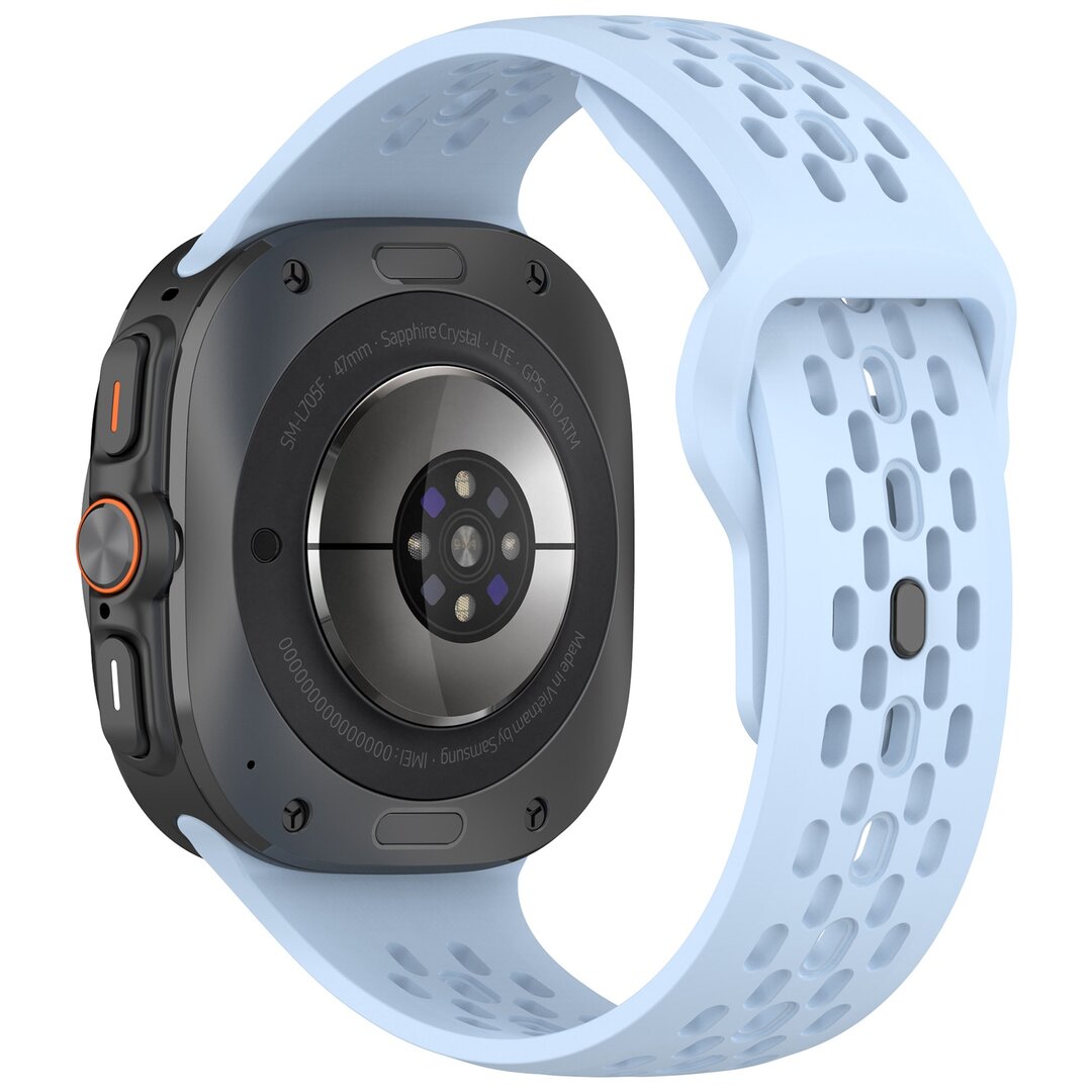 Silikon-Sportband Holes Style - Hellblau - Samsung Galaxy Watch Ultra 47mm