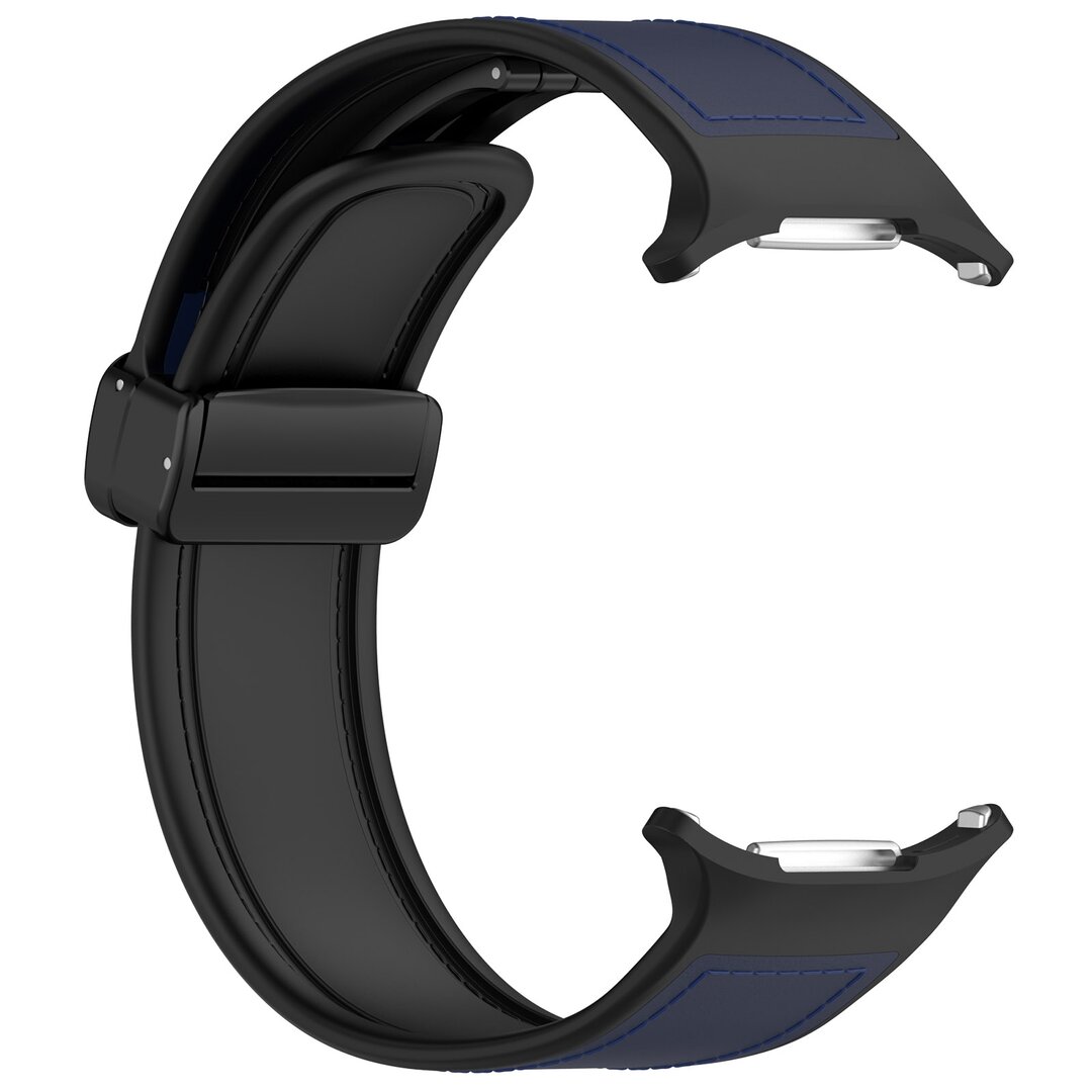 Hybrid Leder + Silikonband - Dunkelblau - Samsung Galaxy Watch Ultra 47mm