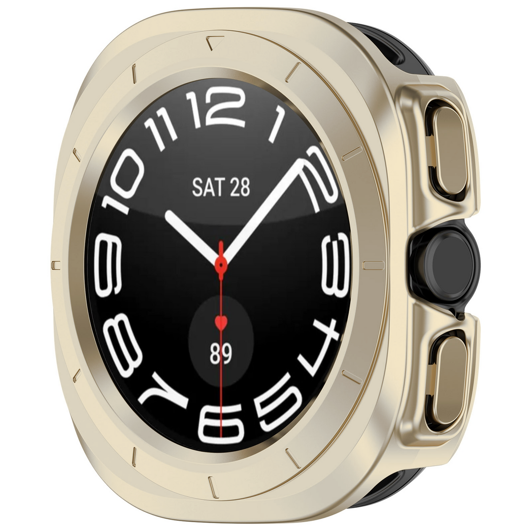 Hartschalengeh&auml;use (offene Vorderseite) - Champagner Gold - Samsung Galaxy Watch Ultra 47mm