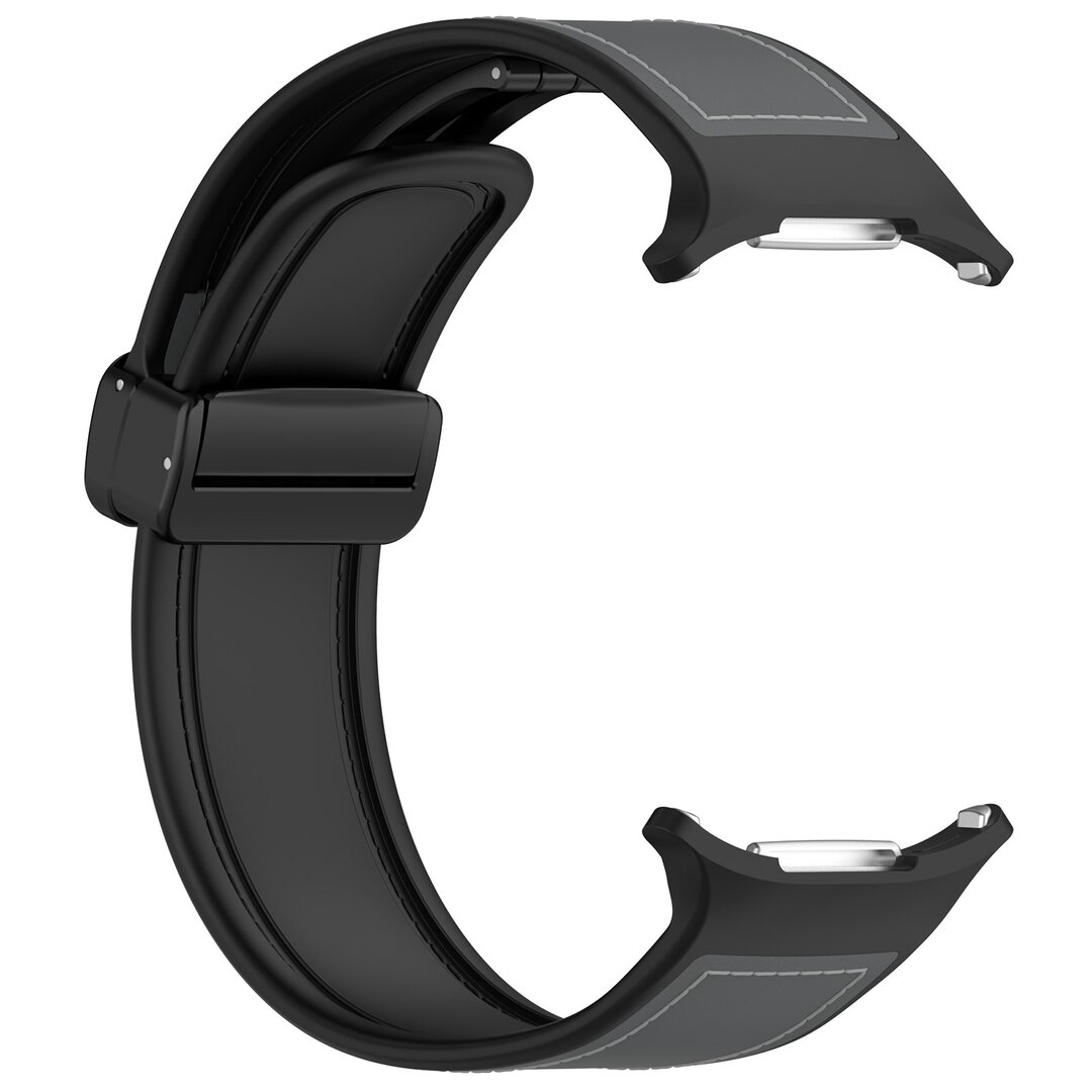 Hybrid Leder + Silikonband - Grau - Samsung Galaxy Watch Ultra 47mm