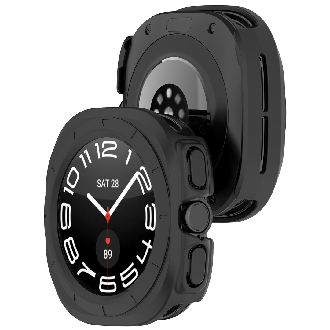 Hartschalengeh&auml;use (offene Vorderseite) - Schwarz - Samsung Galaxy Watch Ultra 47mm