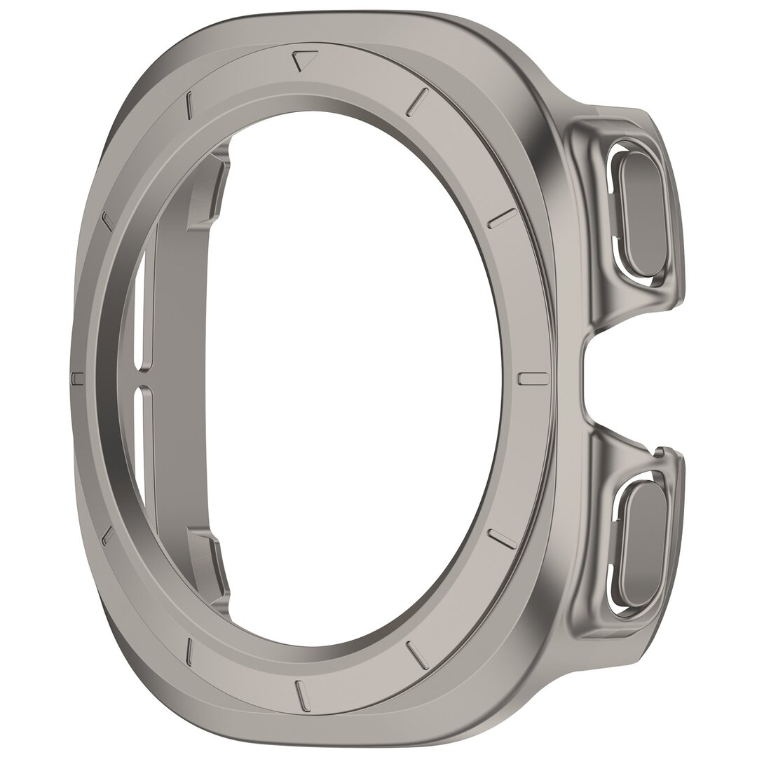 Hartschalengeh&auml;use (offene Vorderseite) - Farbe Titan - Samsung Galaxy Watch Ultra 47mm