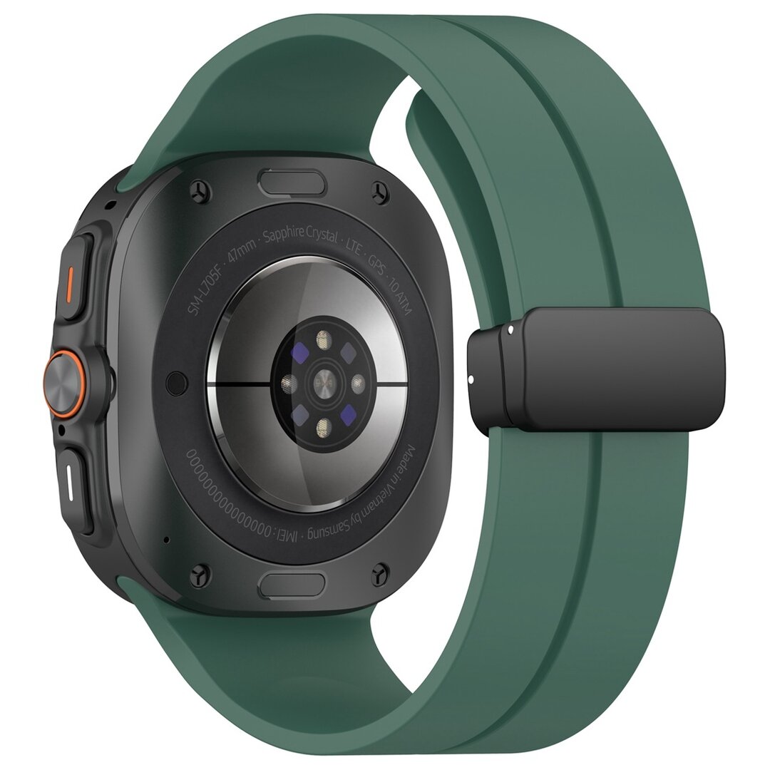 D-Buckle-Sportarmband - Dunkelgr&uuml;n - Samsung Galaxy Watch Ultra 47mm