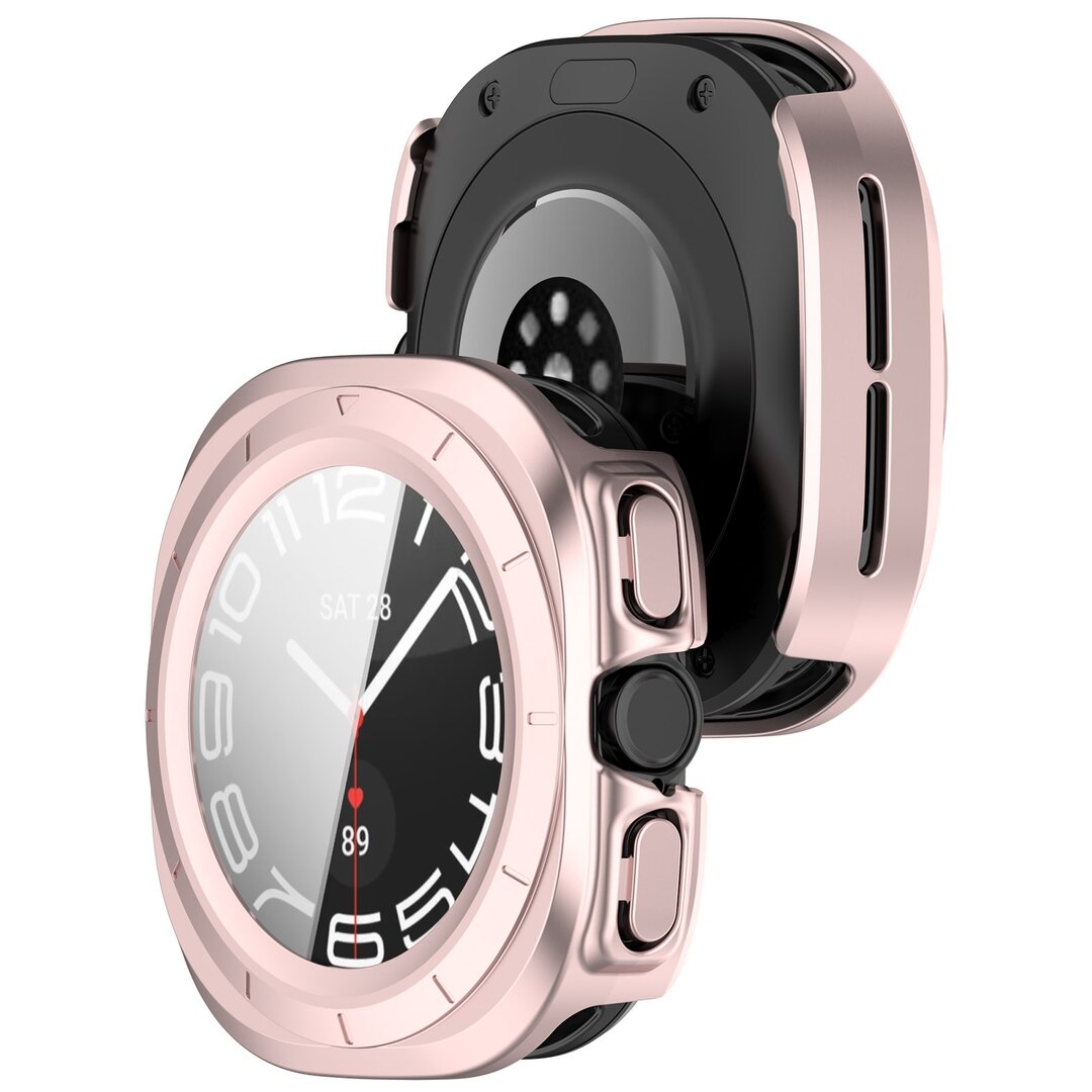 Hartschalenetui mit Displayschutzfolie (wasserdicht) - Pink Pink - Samsung Galaxy Watch Ultra 47mm