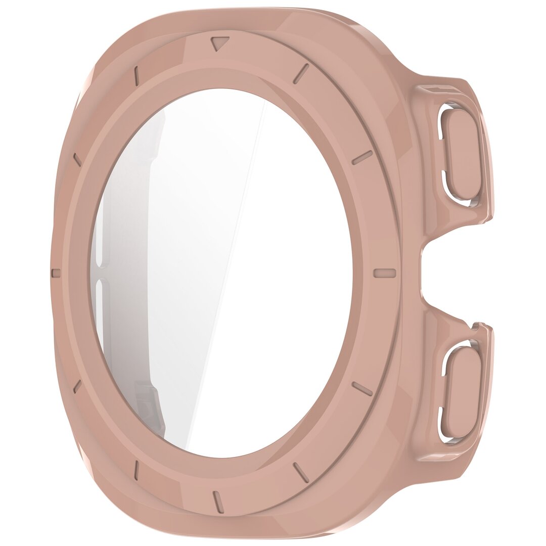 Hartschalenetui mit Displayschutzfolie (wasserdicht) - Altrosa - Samsung Galaxy Watch Ultra 47mm