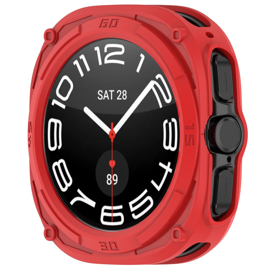 TPU Armour Geh&auml;use (offene Vorderseite) - Rot - Samsung Galaxy Watch Ultra 47mm