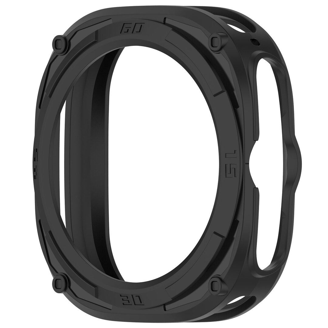 TPU Armour Geh&auml;use (offene Vorderseite) - Schwarz - Samsung Galaxy Watch Ultra 47mm