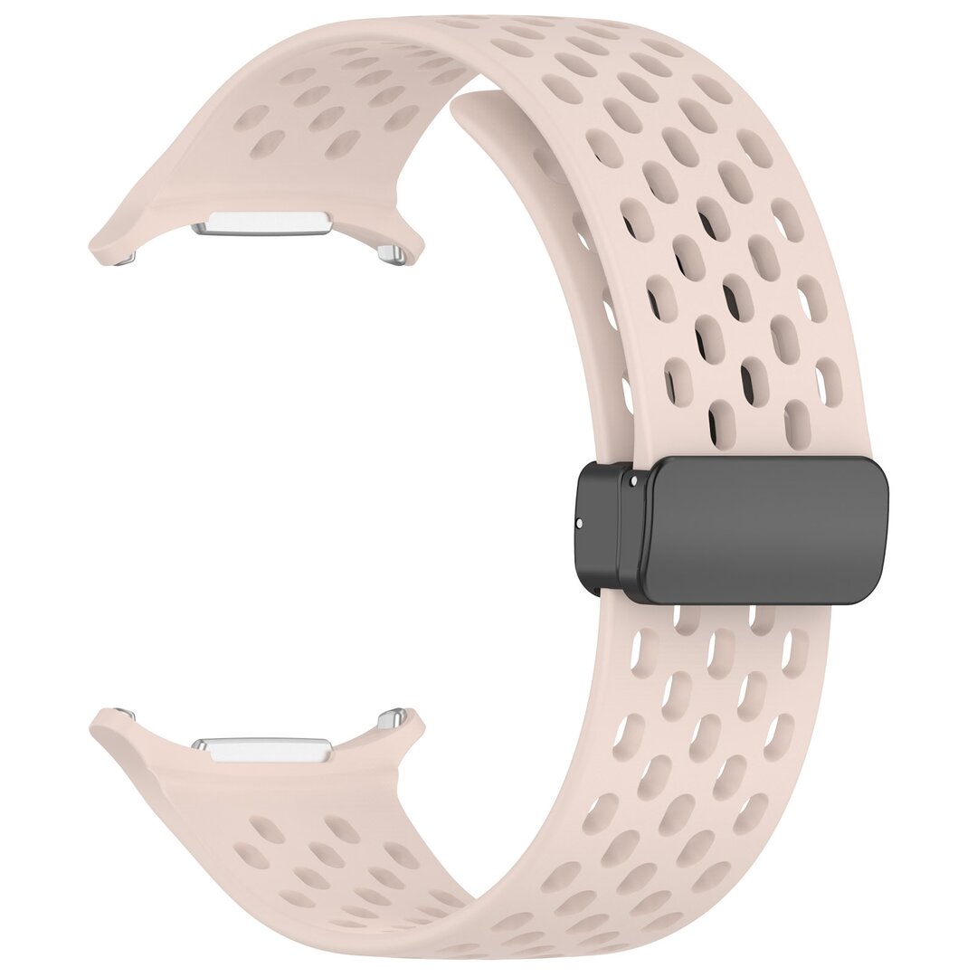 D-Buckle Silikon-Sportband - Sand Pink - Samsung Galaxy Watch Ultra 47mm