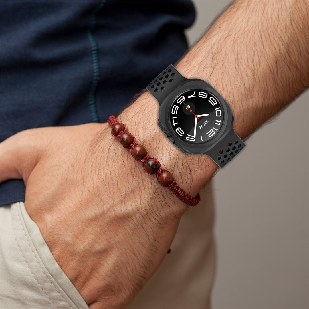 D-Buckle Silikon-Sportband - Polarstern / Starlight - Samsung Galaxy Watch Ultra 47mm