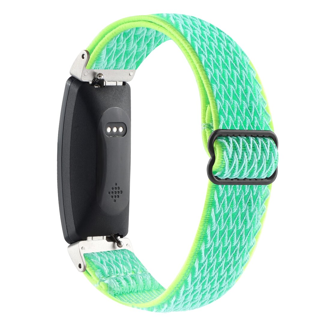 FitBit Inspire 2 &amp; Ace 3 Elastisches Solo-Schleifen-Nylonband - Mintgr&uuml;n