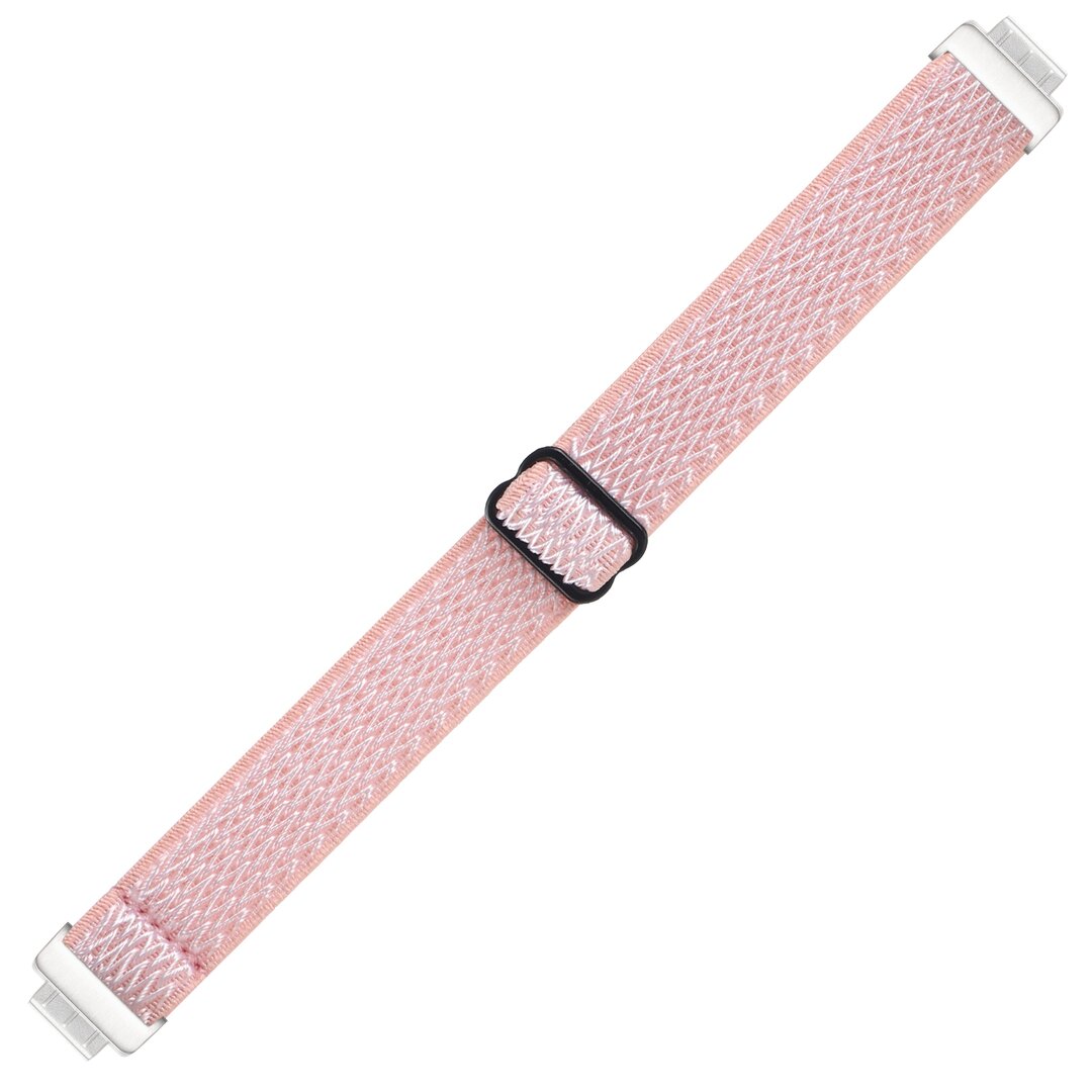 FitBit Inspire 2 &amp; Ace 3 Elastisches Solo-Schleifen-Nylonband - Rosa