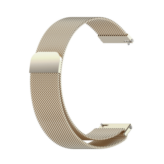 Garmin Venu 3s / Vivoactive 4s / Venu 2s / Vivomove 3s / Forerunner 255s - Milanaise Armband - Vintage gold