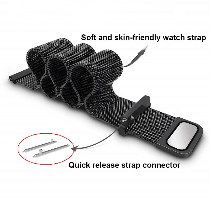 Milanaise Armband - Mehrfarbig - Garmin Lily 2