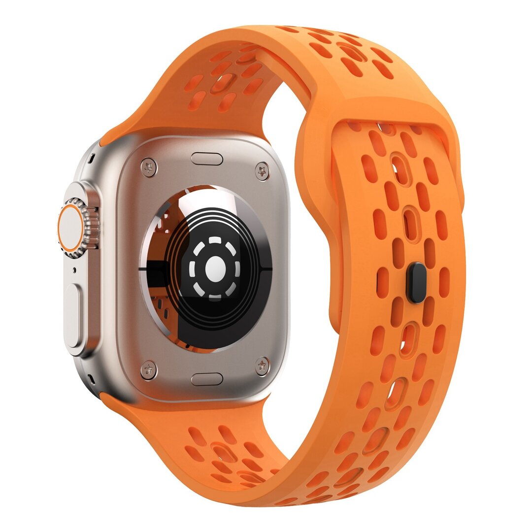 Ultimate Sport Edition Armband - Orange - Geeignet f&uuml;r Apple Watch 44mm / 45mm / 46mm / 49mm