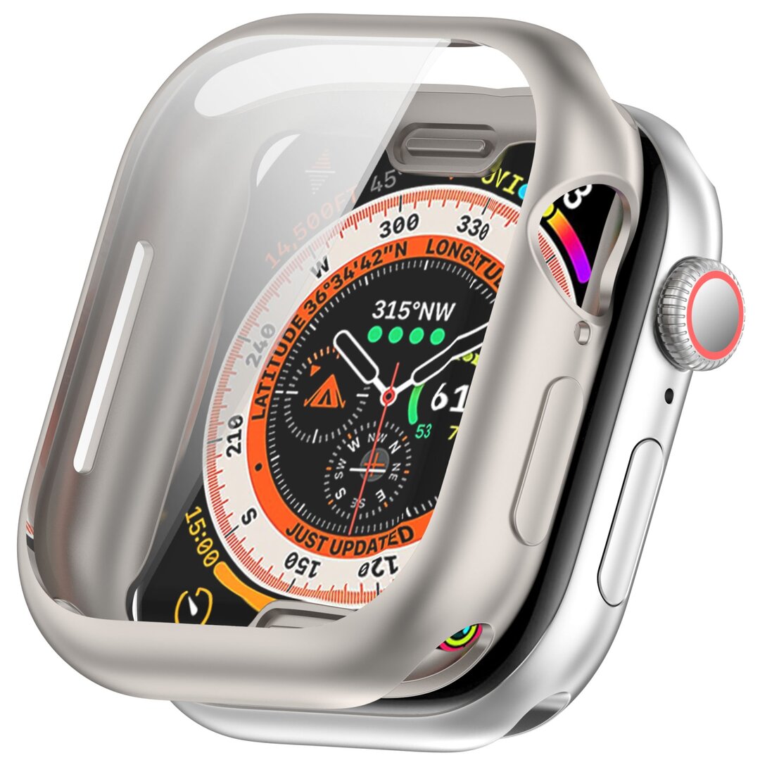 Apple Watch TPU-H&uuml;lle - Starlight / Sternenlicht - Geeignet f&uuml;r Apple Watch 42mm - Series 10