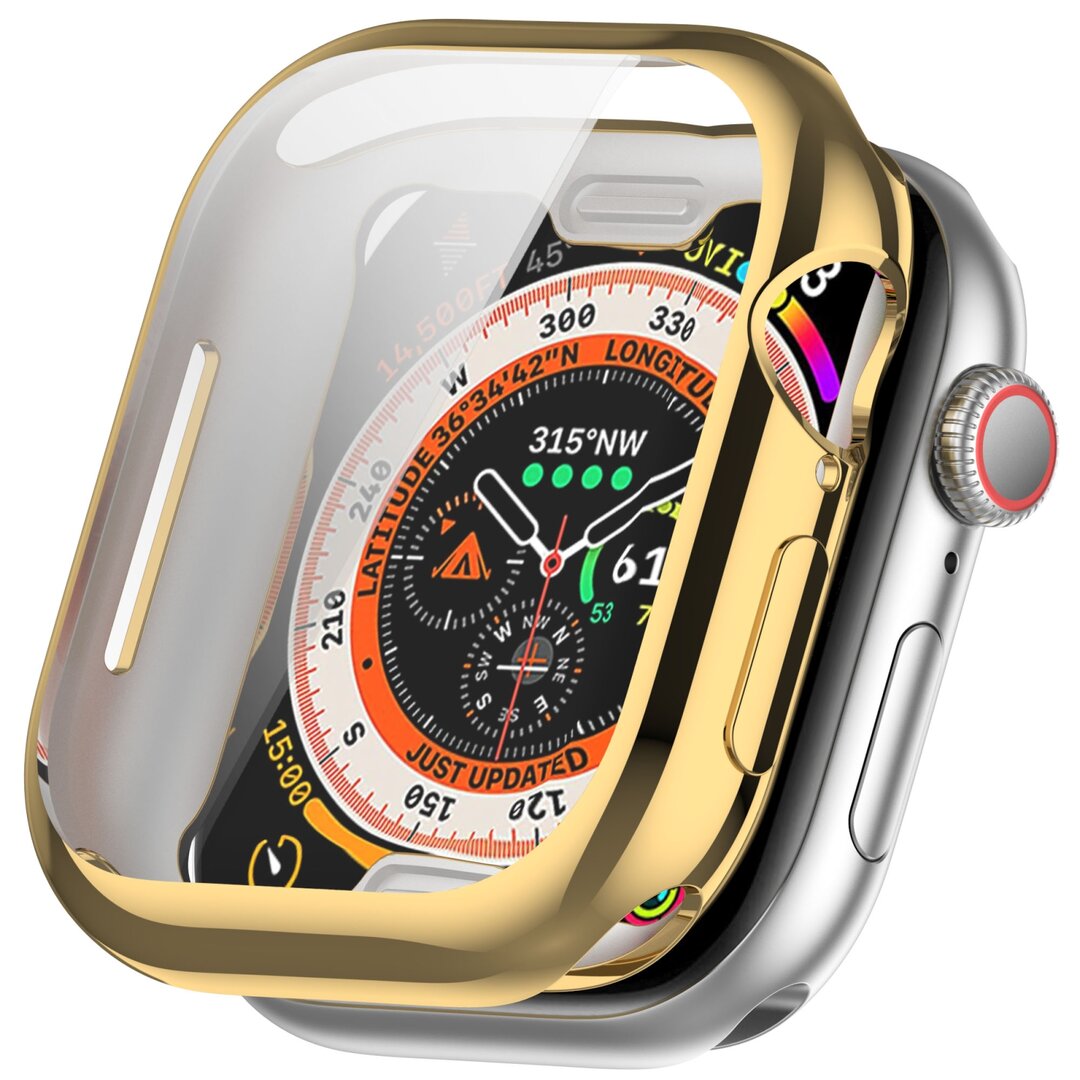 Apple Watch TPU H&uuml;lle - Gold - Geeignet f&uuml;r Apple Watch 42mm - Series 10