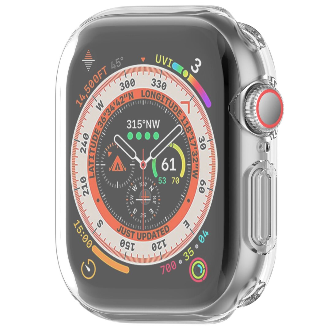 Apple Watch TPU H&uuml;lle - Transparent - Geeignet f&uuml;r Apple Watch 42mm - Series 10