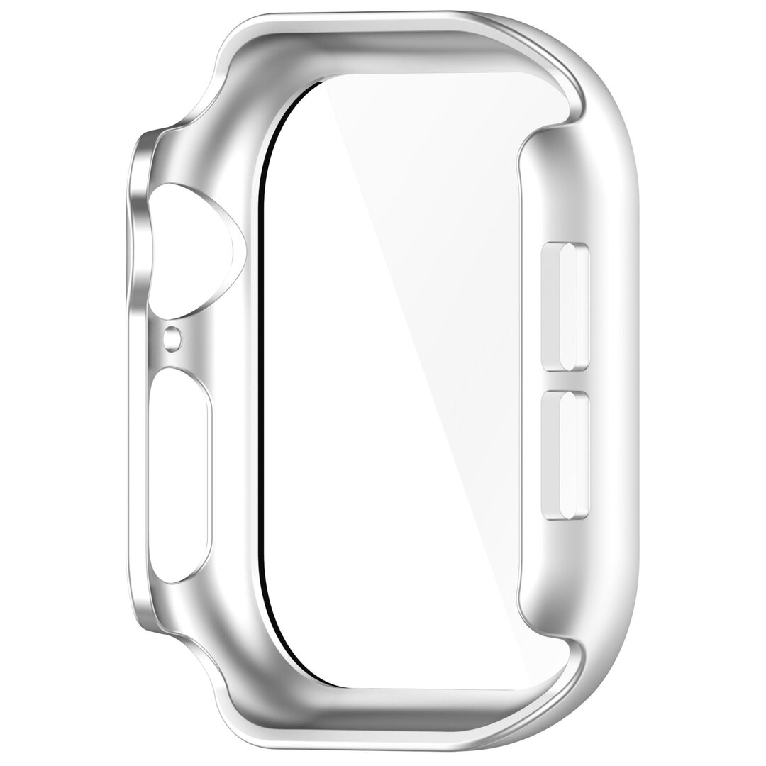 Apple Watch Hardcase Schutzh&uuml;lle &ndash; wasserdicht - Silber - Geeignet f&uuml;r Apple Watch 46mm