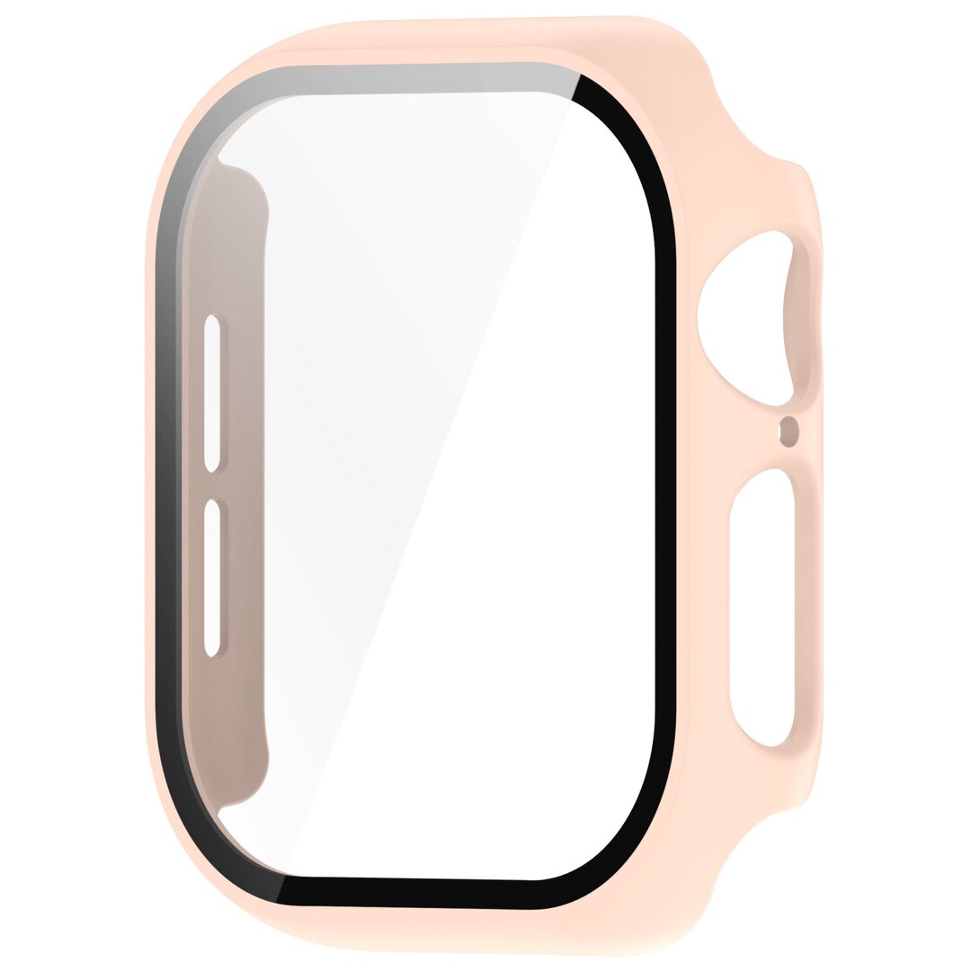 Apple Watch Hardcase Schutzh&uuml;lle &ndash; wasserdicht - Hellrosa - Geeignet f&uuml;r Apple Watch 46mm