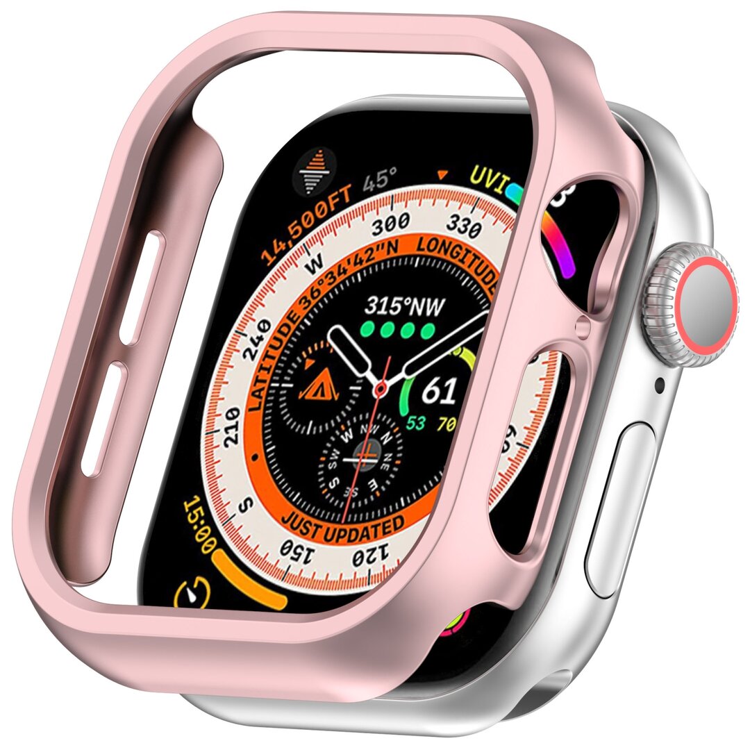 Hartschalengeh&auml;use 42mm (offene Vorderseite) - Ros&eacute;gold - Geeignet f&uuml;r Apple Watch 42mm (Serie 10)