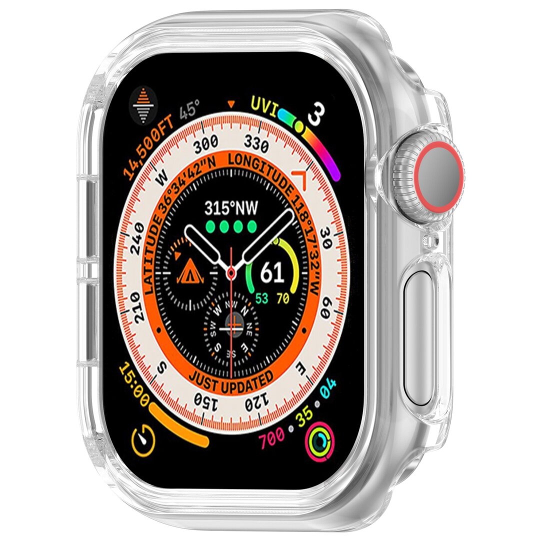 Hartschalengeh&auml;use 42mm (offene Vorderseite) - Transparent - Geeignet f&uuml;r Apple Watch 42mm (Serie 10)