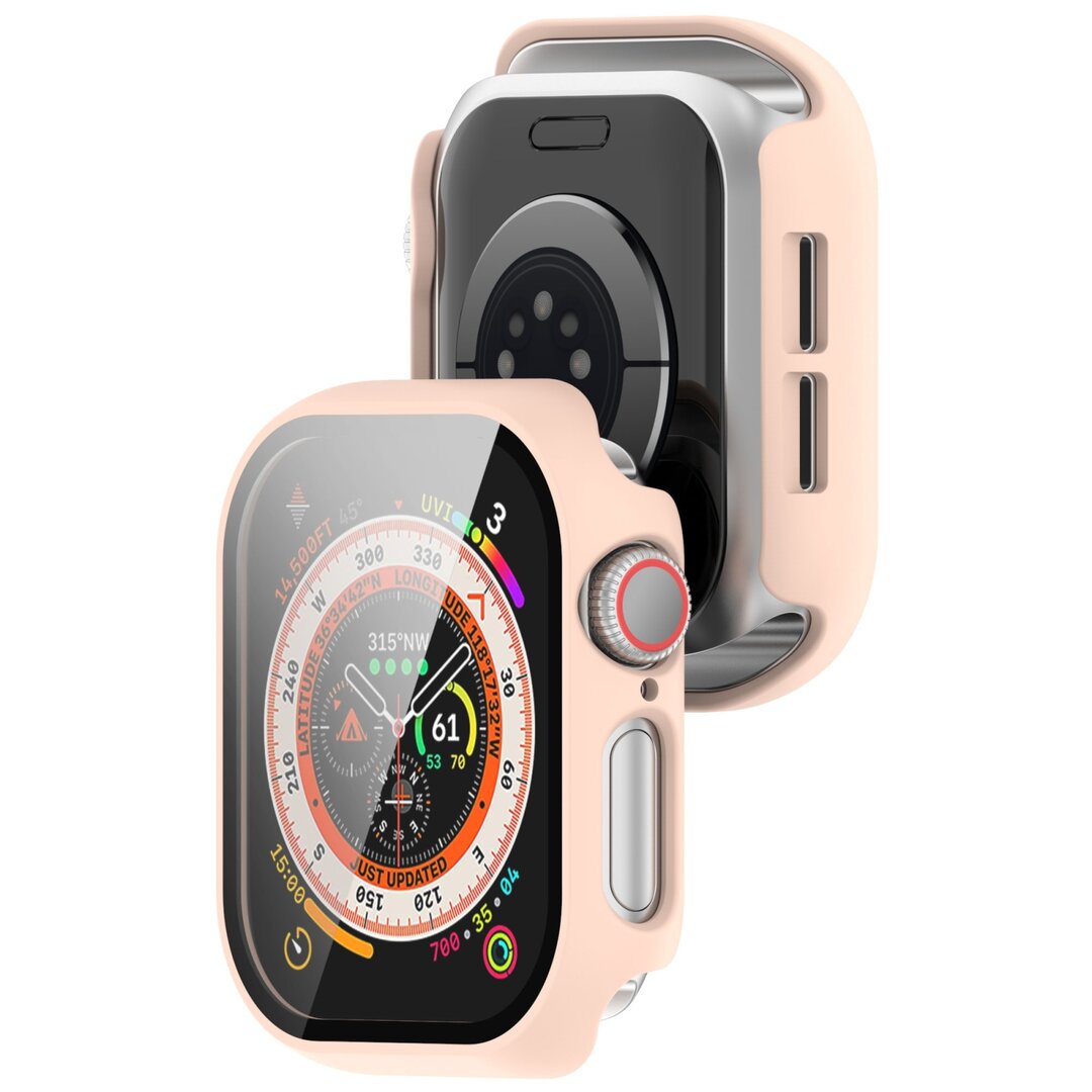 Apple Watch Hardcase Schutzh&uuml;lle &ndash; wasserdicht - Hellrosa - Geeignet f&uuml;r Apple Watch 42mm - Series 10