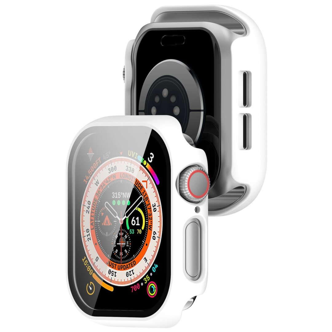 Apple Watch Hardcase Schutzh&uuml;lle &ndash; wasserdicht - Wei&szlig; - Geeignet f&uuml;r Apple Watch 42mm - Series 10