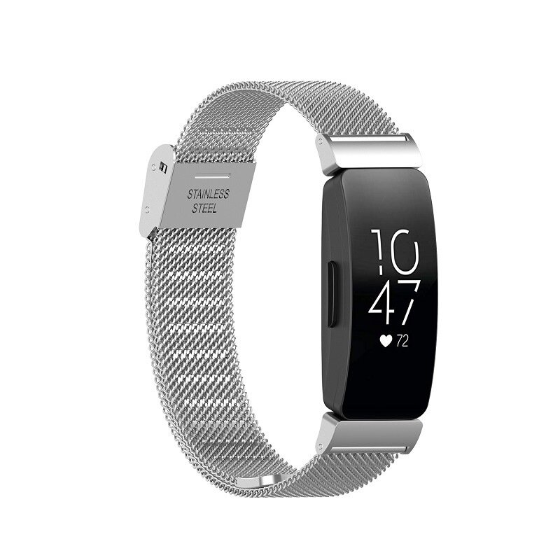 Fitbit Inspire 3 - Milanaise-Band mit Schnallenverschluss - Silber