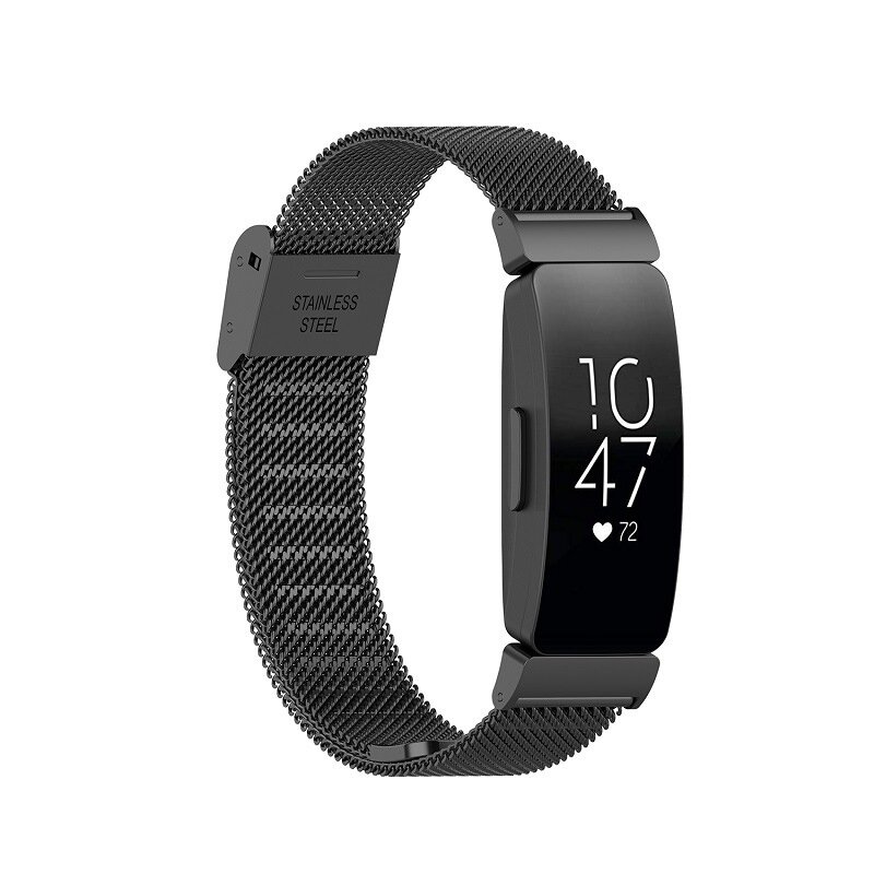 Fitbit Inspire 3 - Milanaise-Band mit Schnallenverschluss - Schwarz