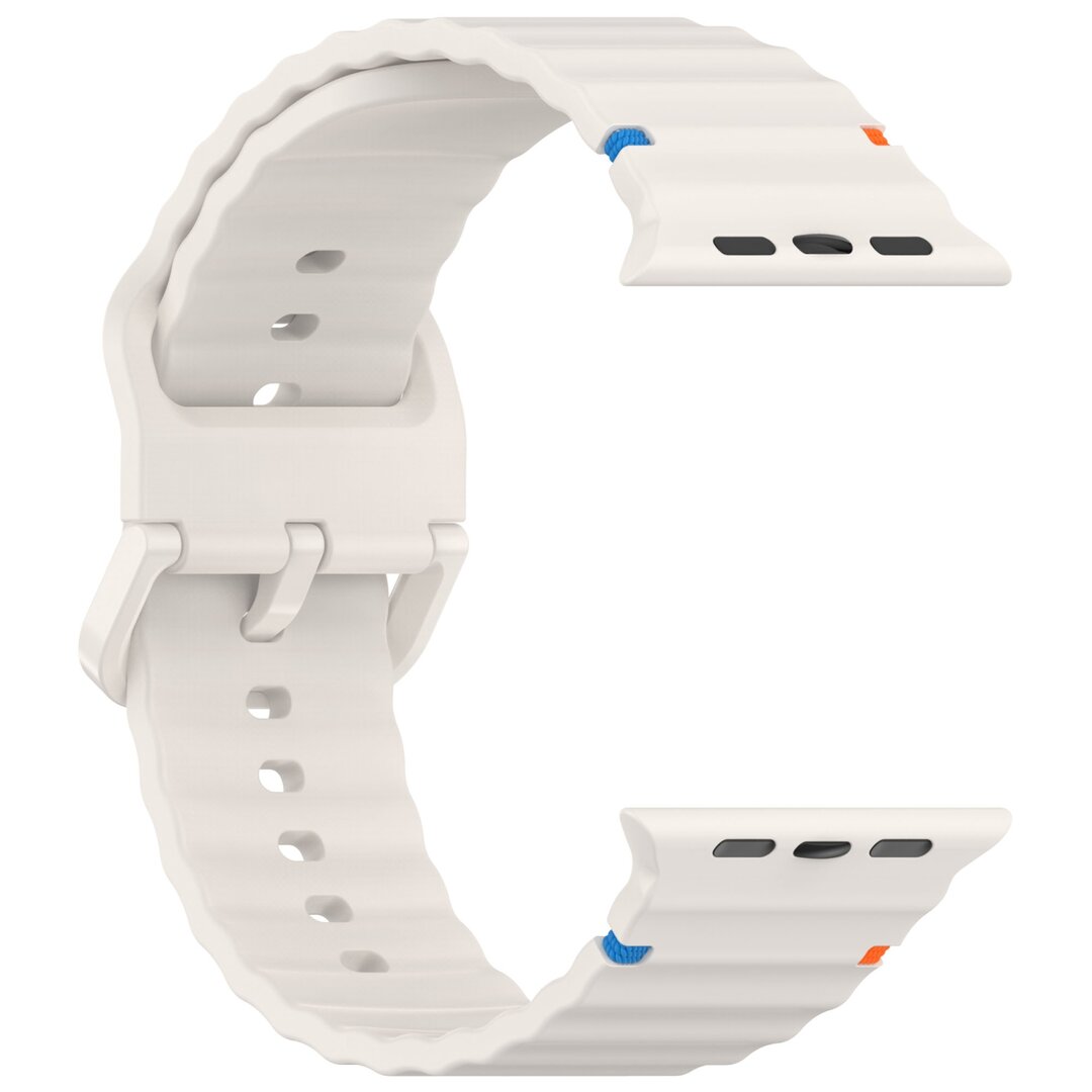 Wave Sportband - Starlight / Sternenlicht - Geeignet f&uuml;r Apple Watch 44mm / 45mm / 46mm / 49mm