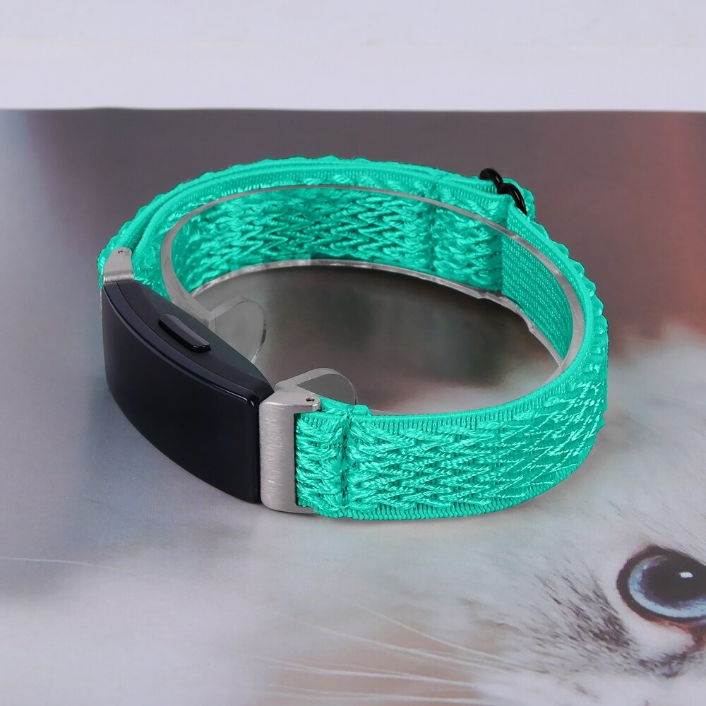 Fitbit Inspire 3 &ndash; Elastisches Solo Loop Nylonarmband - T&uuml;rkis