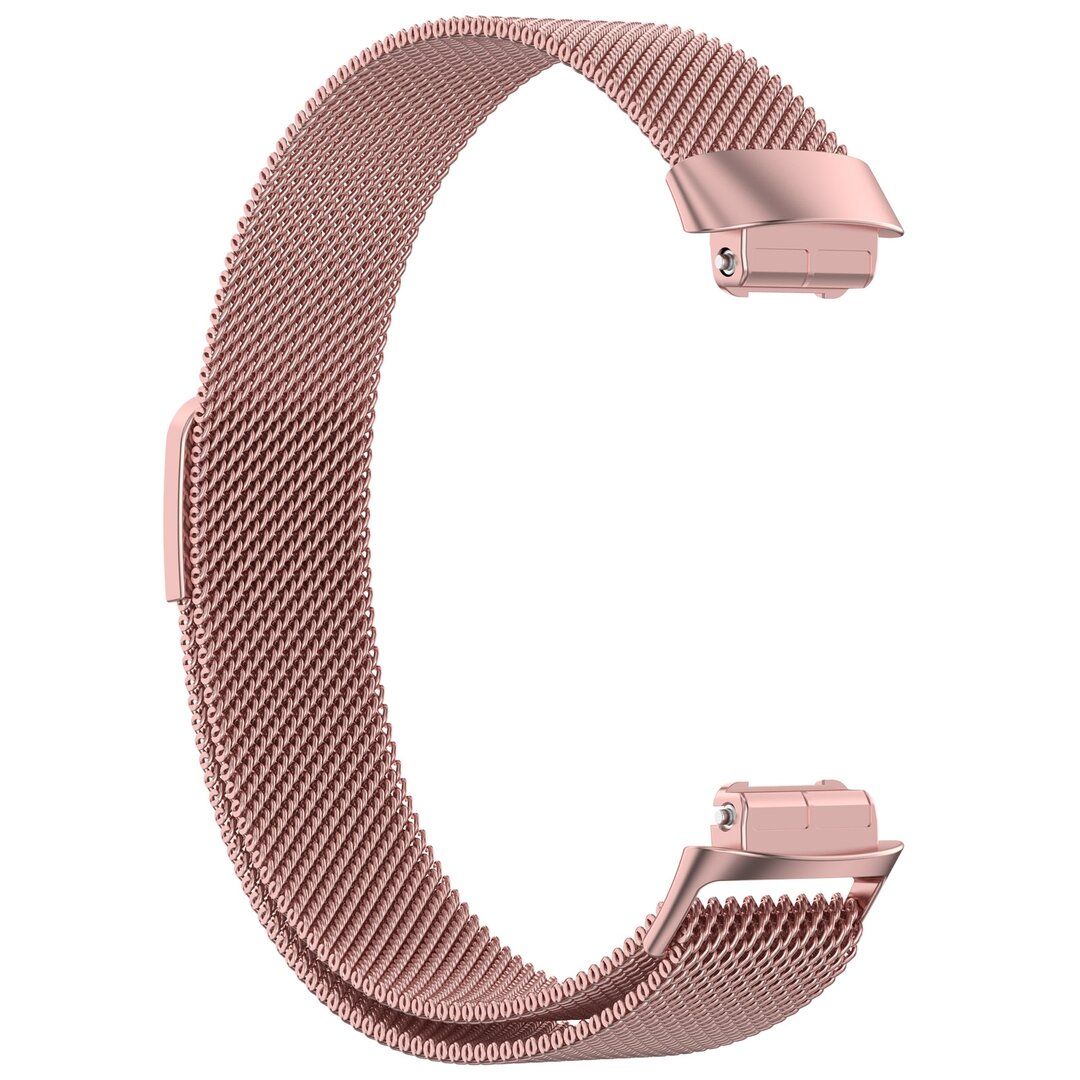 Fitbit Inspire 3 - Milanaise Armband - Ros&eacute;gold