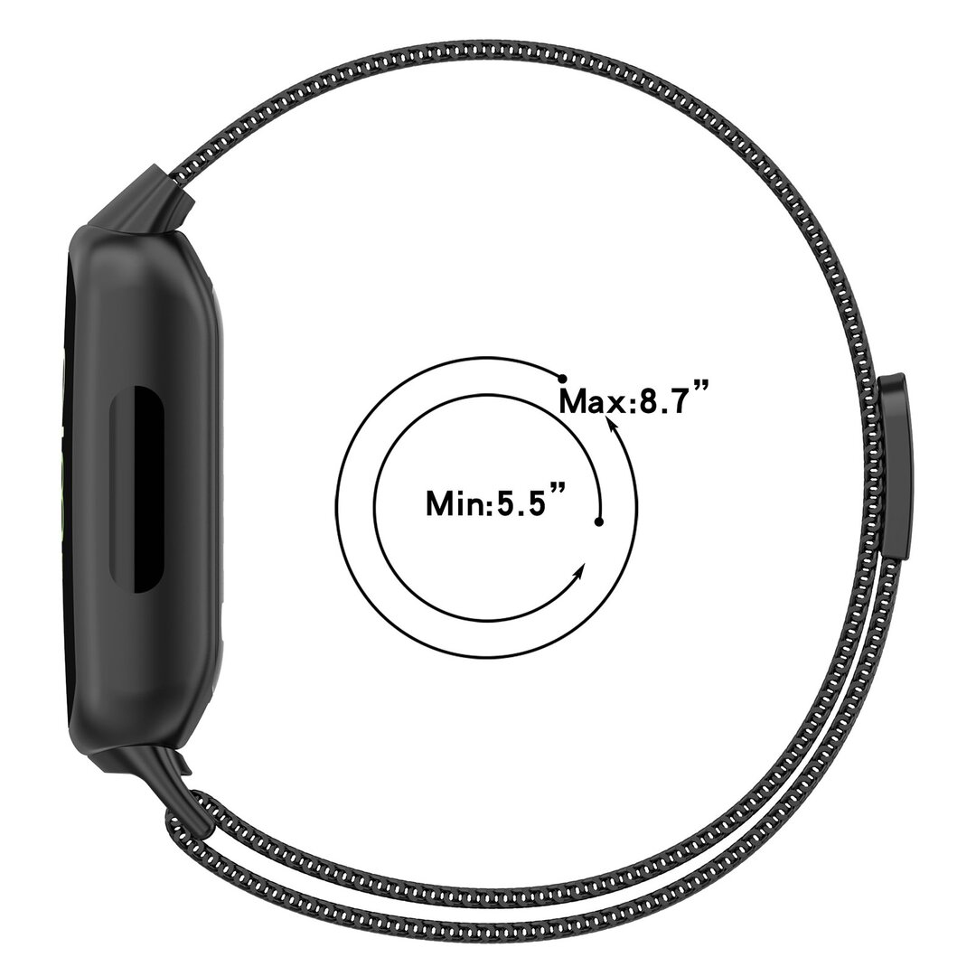 Fitbit Inspire 3 - Milanaise Armband - Ros&eacute;gold