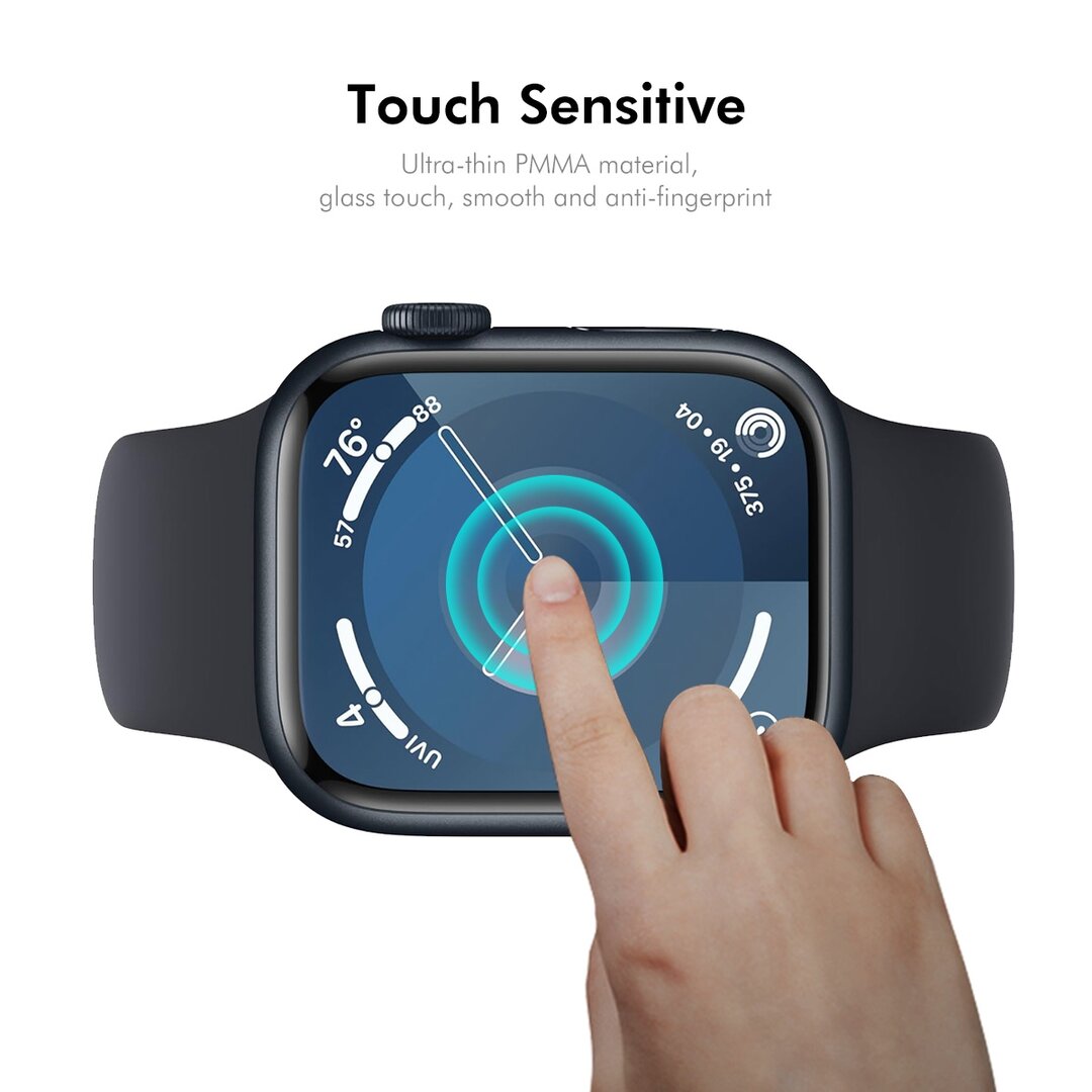 Soft PC Displayschutz 46 mm &ndash; Full Cover - Geeignet f&uuml;r Apple Watch 46mm