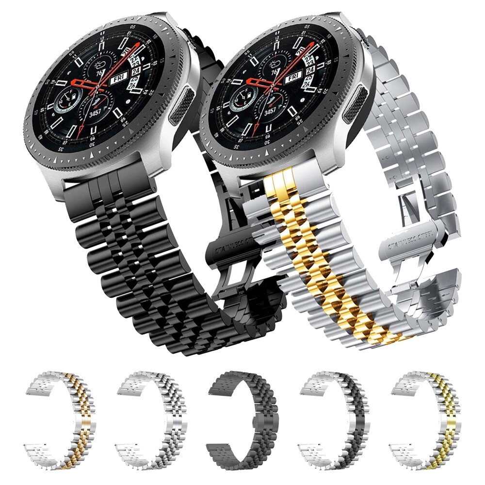 Garmin Vivoactive 4 / 4L - Stahlband - Silber / Gold