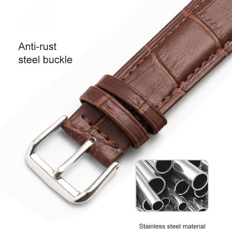 Garmin Lily 2 - Krokodillederband - Braun