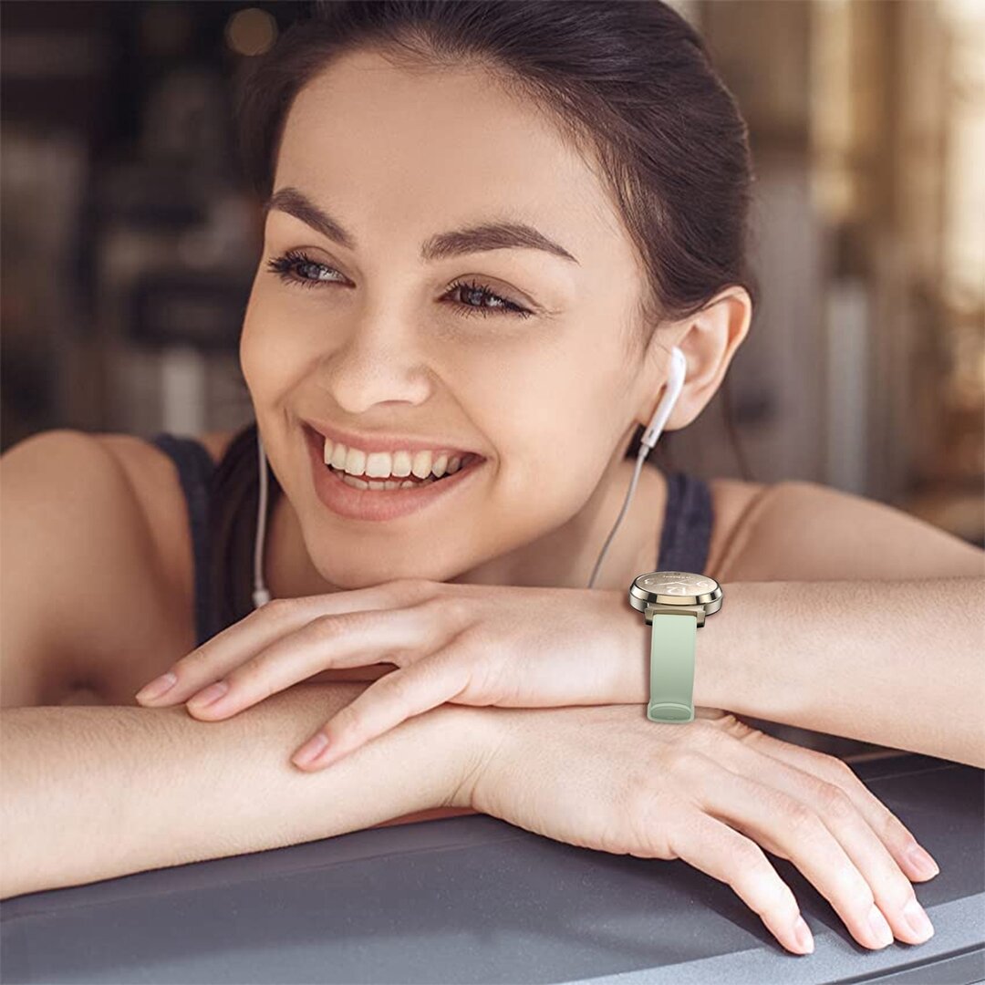 Silikonarmband - Hellgr&uuml;n - Garmin Lily 2