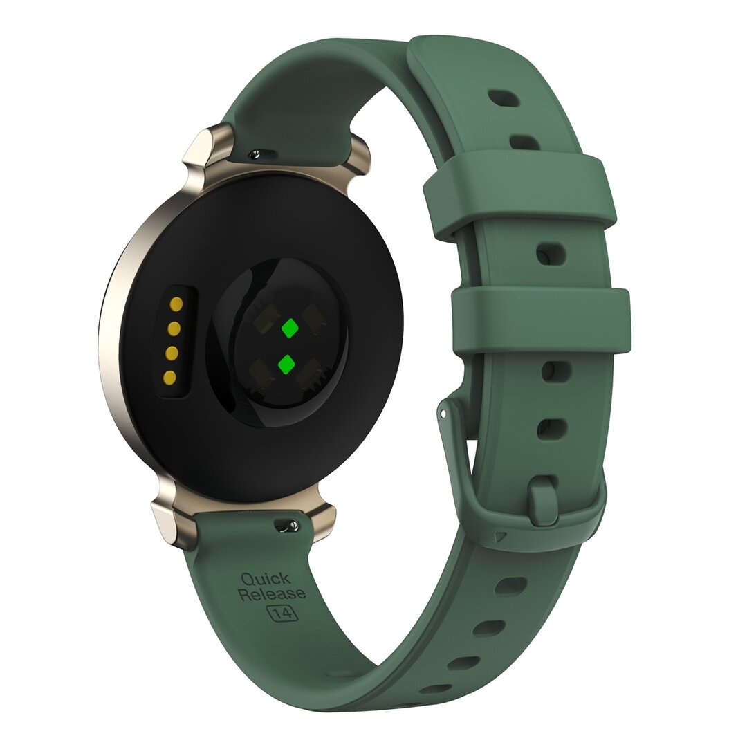 Silikonarmband - Dunkelgr&uuml;n - Garmin Lily 2
