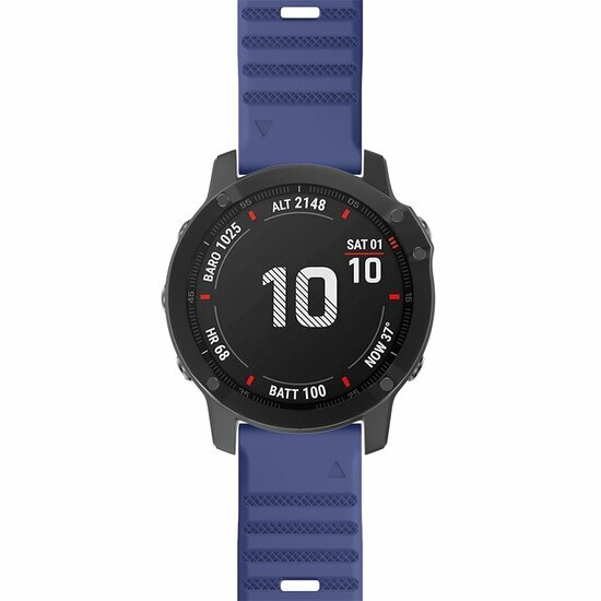 Silikonarmband - Dunkelblau - Garmin Epix Pro Gen 2 (51mm) / Quatix 7X / 6X &amp; Tactix 7 (pro)