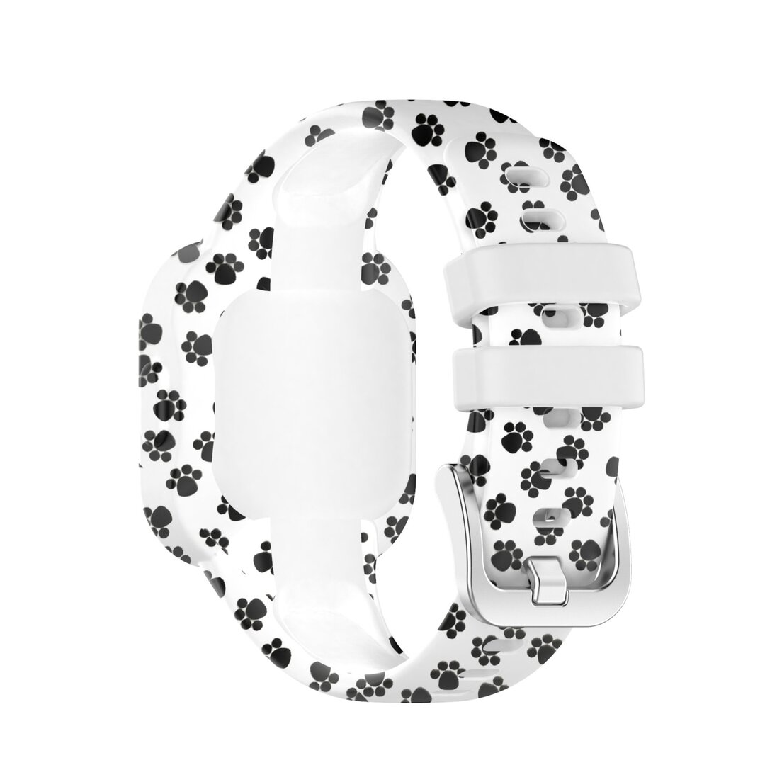 Silikonband mit Druck - Tierpfoten - Garmin Vivofit Junior 3