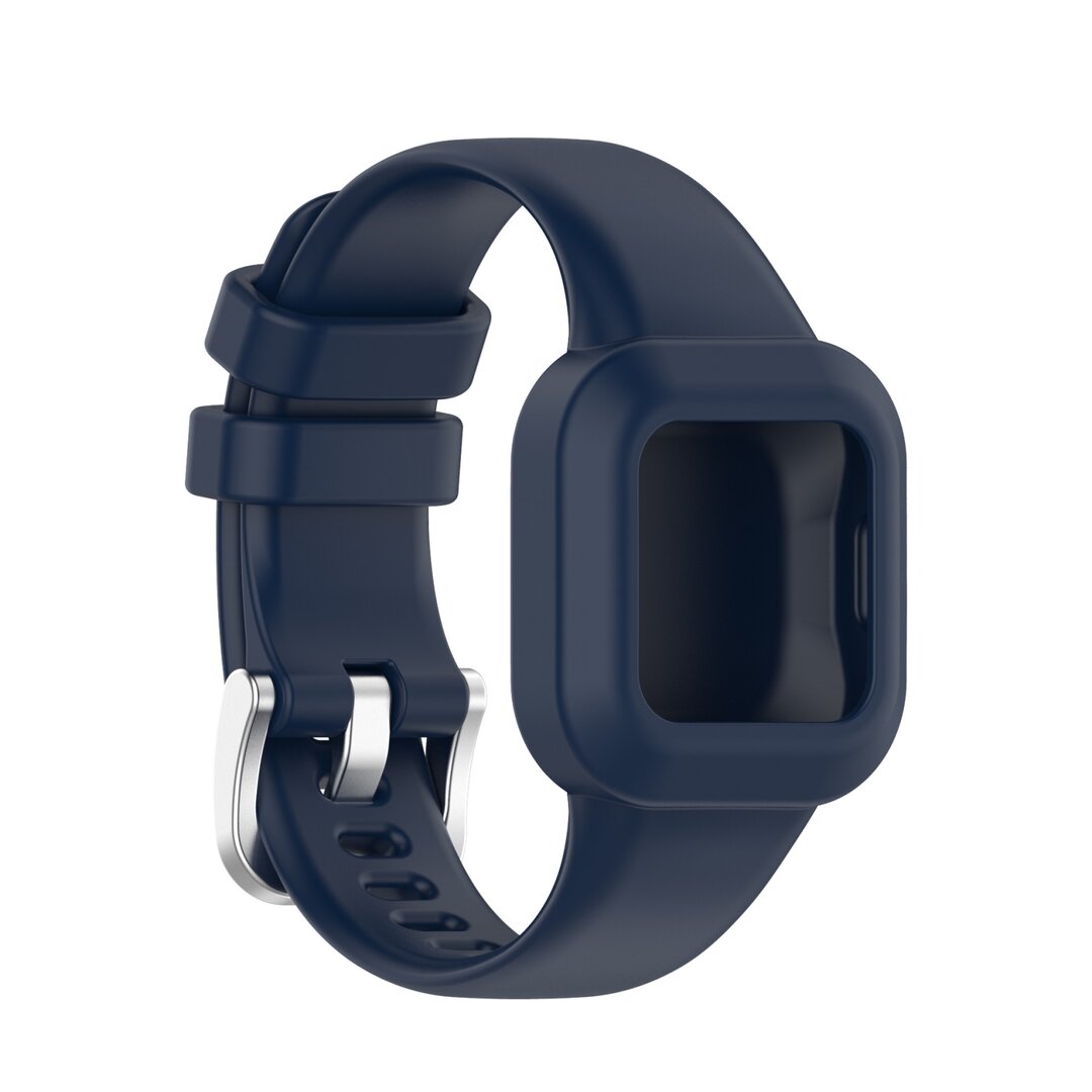 Silikon einfarbig - Dunkelblau - Garmin Vivofit Junior 3
