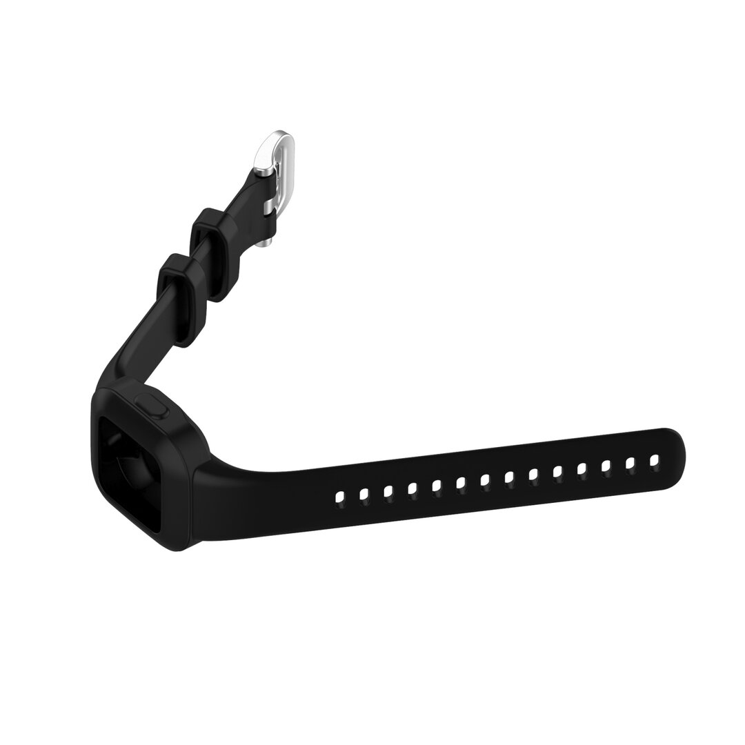 Silikon einfarbig - Schwarz - Garmin Vivofit Junior 3