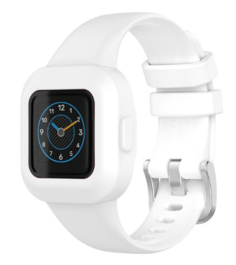 Silikon einfarbig - Wei&szlig; - Garmin Vivofit Junior 3