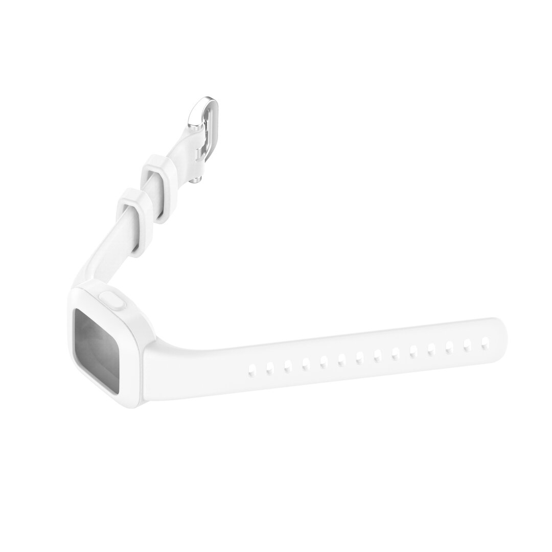 Silikon einfarbig - Wei&szlig; - Garmin Vivofit Junior 3