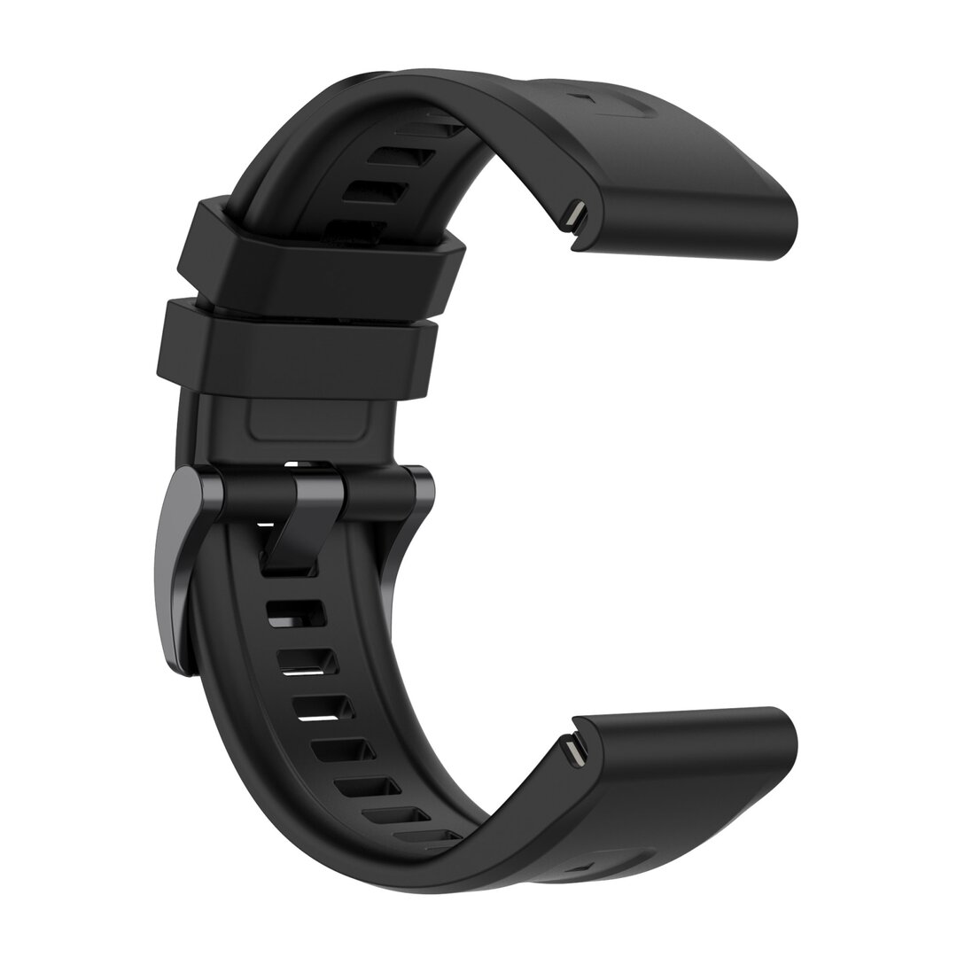 Silikon-Sportband - Schwarz - Garmin Fenix 7X / 6X / 5X