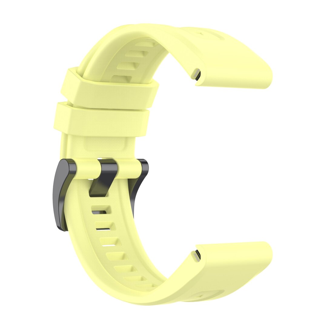 Silikon-Sportband - Gelb - Garmin Fenix 7X / 6X / 5X