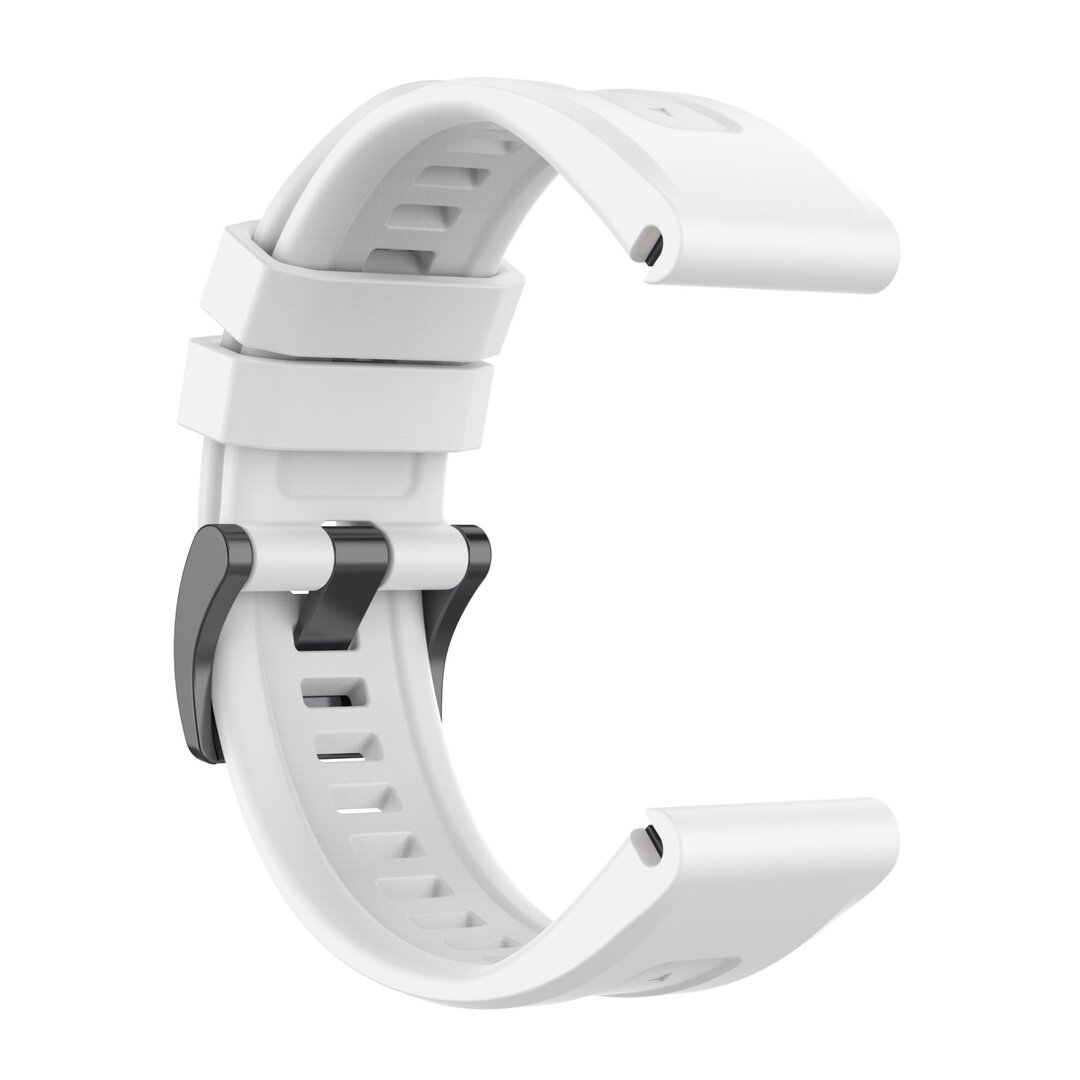Silikon-Sportband - Wei&szlig; - Garmin Fenix 7X / 6X / 5X