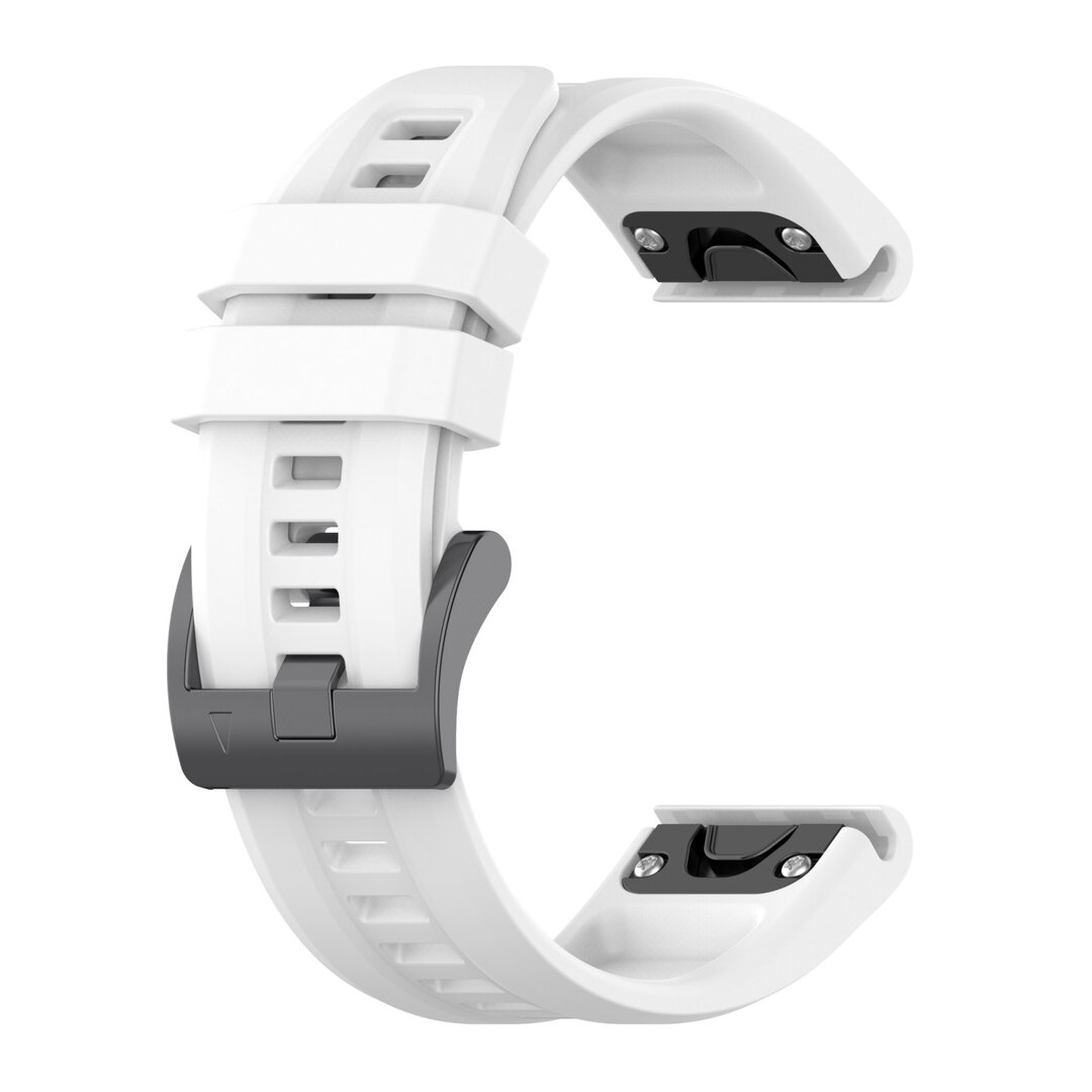 Silikon-Sportband - Wei&szlig; - Garmin Fenix 7X / 6X / 5X